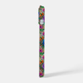 フラワーiPhoneケース iPhone 15ケース (左側面)