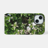 フラワーiPhoneケース iPhone 15ケース (裏面横)