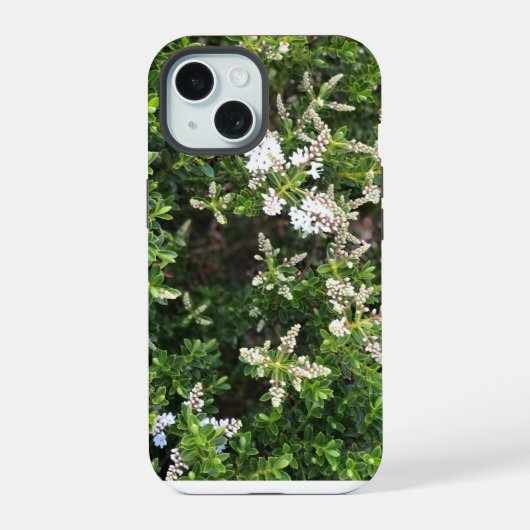 フラワーiPhoneケース iPhone 15ケース (裏面)