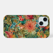 フラワーiPhone 15ケース iPhone 15ケース (裏面横)