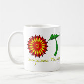 フラワーOT製品 コーヒーマグカップ (左)