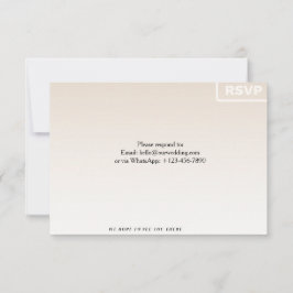 フラワーRSVPカード | オーダーメイド結婚式返信カード 出欠カード