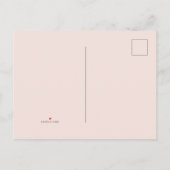 フラワーSave The Dateカード 案内ポストカード (裏面)