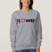 フラワーTシャツ スウェットシャツ (正面)