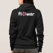 フラワーTシャツ パーカ (裏面)