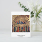 フランアンジェリコによるヴァージンの戴冠式 ポストカード (スタンド正面)