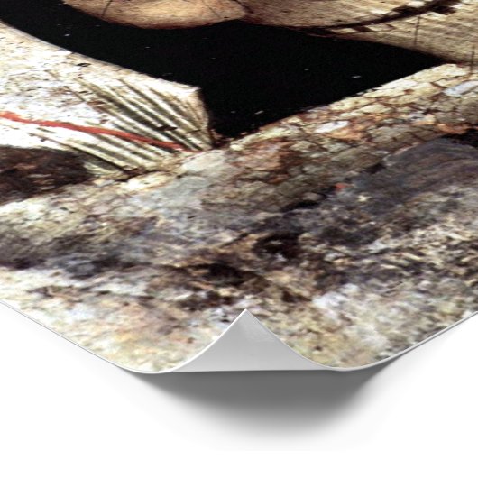 フランアンジェリコによる十字架刑1420 ポスター (角)