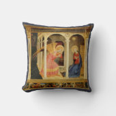 フランアンジェリコ受胎告知ルネッサンスファインアート クッション (正面)