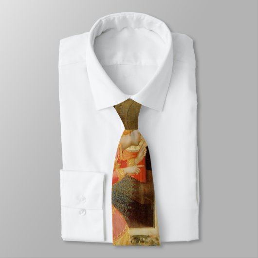 フランアンジェリコ受胎告知ルネッサンスファインアート ネクタイ (タイ)