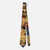 フランアンジェリコ受胎告知ルネッサンスファインアート ネクタイ (正面)