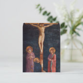 フランアンジェリコ – 聖ドミニクと十字架刑 ポストカード (スタンド正面)