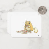 フランキリーによるバレンタインデーのプレゼント: ラクーン ノートカード (正面/裏面インサイチュ)