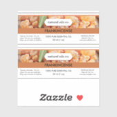 フランキンセンエッセンシャル油フレグランスボトルラベル シール (シート)