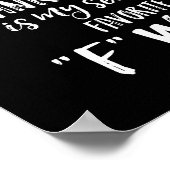 フランキンセンスは私のお気に入りの第二のFワードだ ポスター (角)