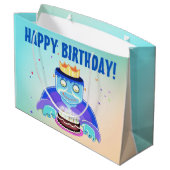 フランキーの誕生日!大抱き枕 ラージペーパーバッグ (裏面アングル)