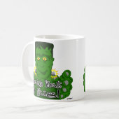 フランキーはハグしたい! コーヒーマグカップ (正面左)