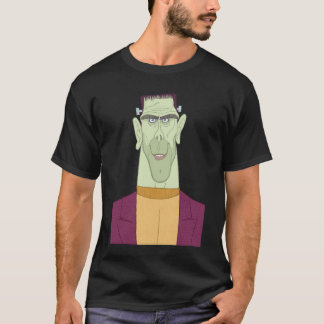フランキーは生きている!モダン・カートゥーン・ハロウィン・モンスター Tシャツ