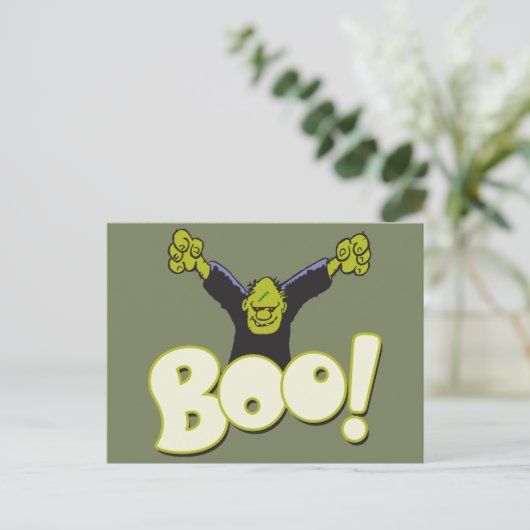 フランキースーパーヒーロー – フランケンシュタインモンスターハロウィーン ポストカード (スタンド正面)