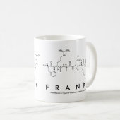 フランキーペプチド名mug コーヒーマグカップ (正面右)