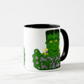 フランキー得私を縫った！ マグカップ (正面右)