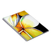 フランギパニのフラワーアート ノートブック (右側)