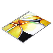 フランギパニのフラワーアート ノートブック (左側)