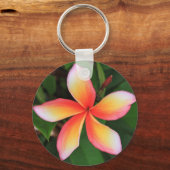 フランギパニの花 キーホルダー (正面)