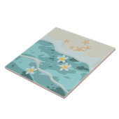 フランギパニスのビーチ波でスターフィッシュに出会う タイル (側面)