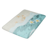 フランギパニスのビーチ波でスターフィッシュに出会う バスマット (アングル)