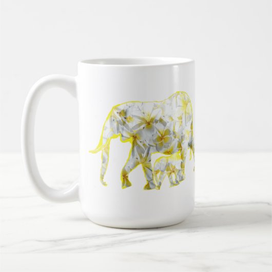 フランギパニゾウ、コーヒーマグ コーヒーマグカップ (左)