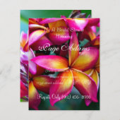 フランギパニブライダルシャワー 招待状 (正面/裏面)