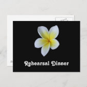 フランギ結婚パニのリハーサルディナー招待状 インビテーションポストカード (正面/裏面)