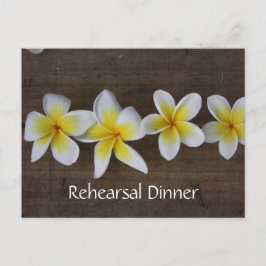 フランギ結婚パニのリハーサル招待状 インビテーションポストカード