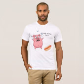 フランクお前か? -おもしろいシャツデザイン Tシャツ (正面フル)