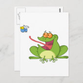 フランクでカエルをバジー・ザ・フライ ポストカード (正面/裏面)