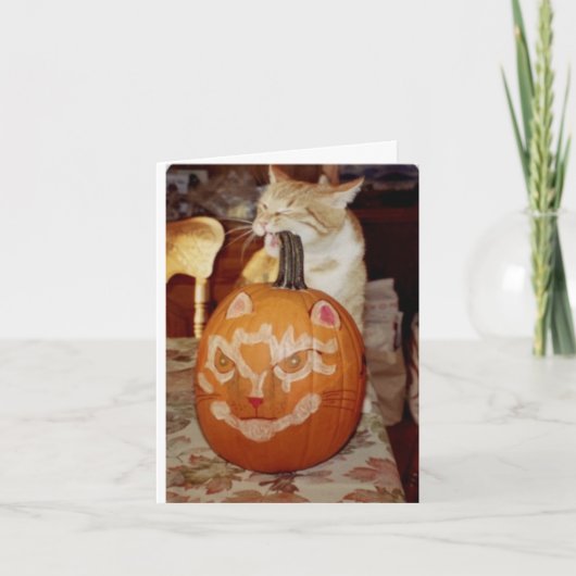 フランクのカボチャ カード (正面)