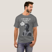 フランクのキッズダークグレーシャツ/ホワイト文字 Tシャツ (正面フル)