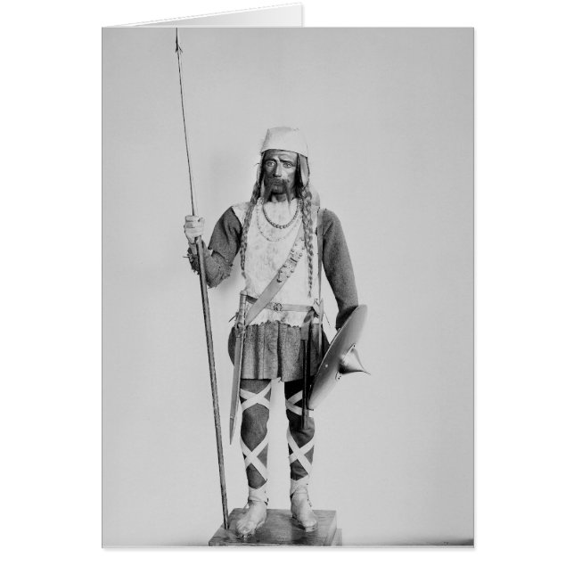 フランクの戦士のモデル (正面)