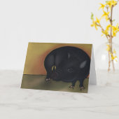 フランクのFrancis Bacon Robyn Feeley著別名 カード (黄色い花)