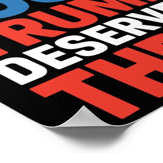 フランクもしリンDルーズベルトは4つのトランプに値する ポスター (角)