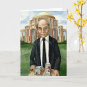 フランクオッペンハイマーグリーティングカード カード (黄色い花)