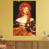 フランクカドガンカウパー | VANITY 1907プレラファエリテス キャンバスプリント (インサイチュ (リビング))