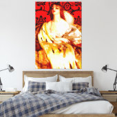 フランクカドガンカウパー – VANITY 1919ラファエリーテス以前 キャンバスプリント (インサイチュ (寝室))