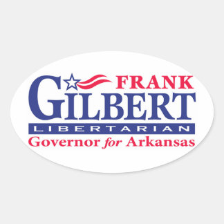 フランクギルバート – 楕円形 楕円形シール