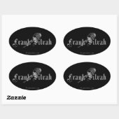 フランクシルバ版（シール） 楕円形シール (シート)