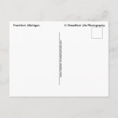 フランクフォートのピンク色の雲 ポストカード (裏面)