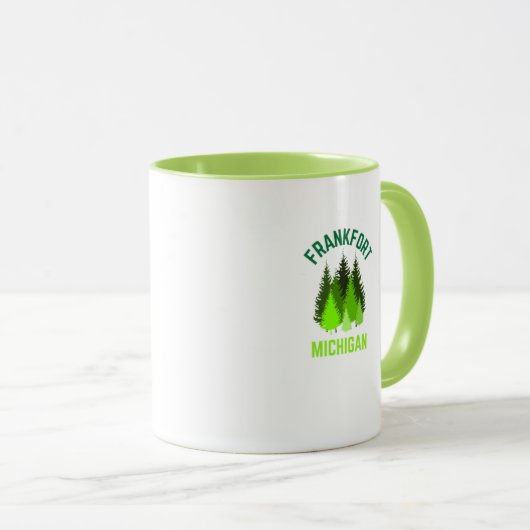フランクフォートミシガンホームシティコーヒーマグ マグカップ (正面右)