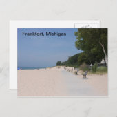 フランクフォートミシガンレイクショアポストカード ポストカード (正面/裏面)