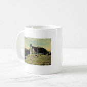 フランクフォートミシガン州の近くのポイントBetseyの灯台 コーヒーマグカップ (正面左)