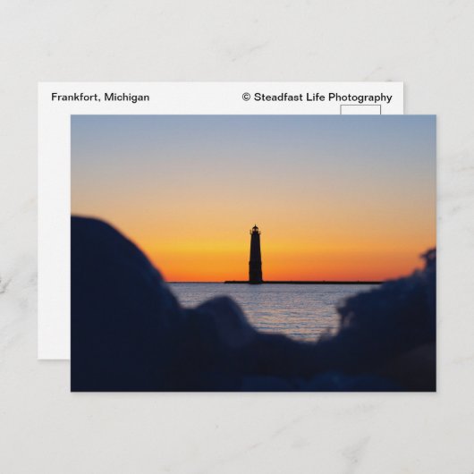 フランクフォートライトアイシーシルエット ポストカード (正面/裏面)